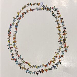 Multicolor Beaded Necklace; Endless 50”
